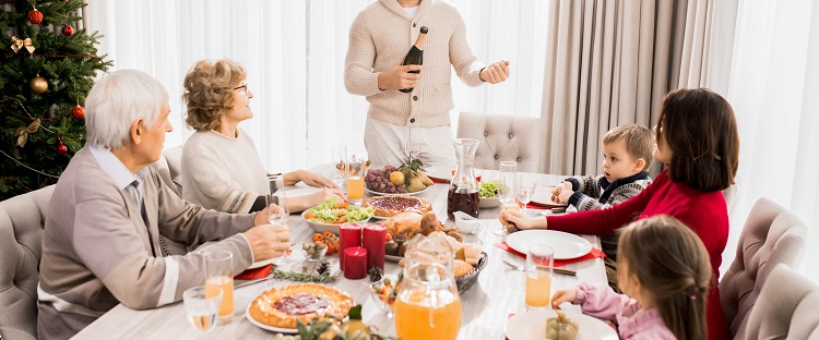 almoço de natal simples e gostoso