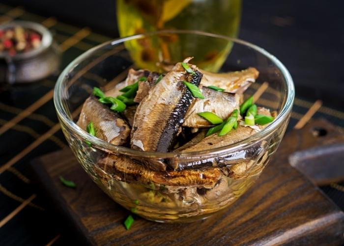 Sardinha na panela de pressão