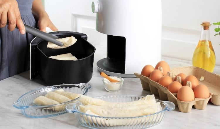 O que fazer na airfryer para o almoço