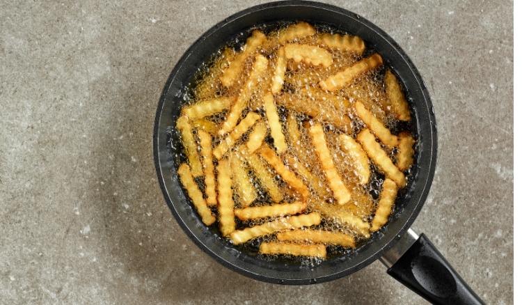 Melhor óleo para fritar batata