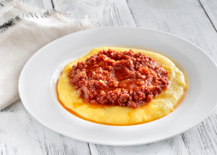 receita de polenta mole para 2 pessoas