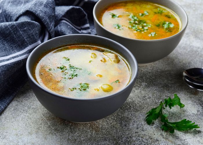 Caldo de mocotó para 20 pessoas