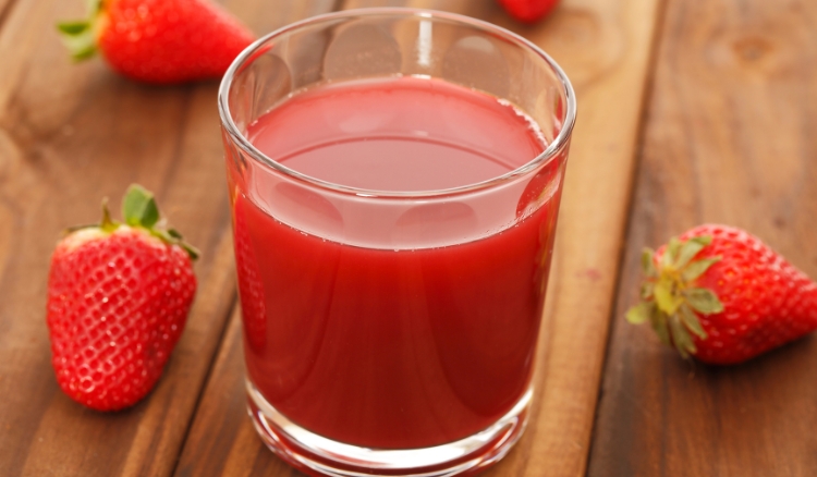 Suco de morango combina com qual fruta