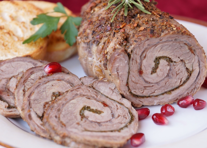 acompanhamento para rocambole de carne