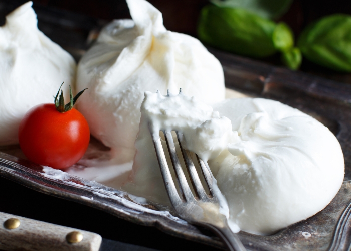 Acompanhamento para burrata