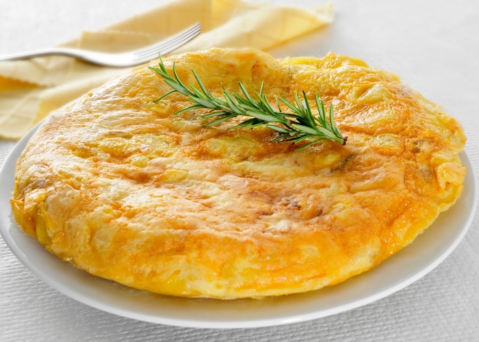 Omelete de forno simples no liquidificador