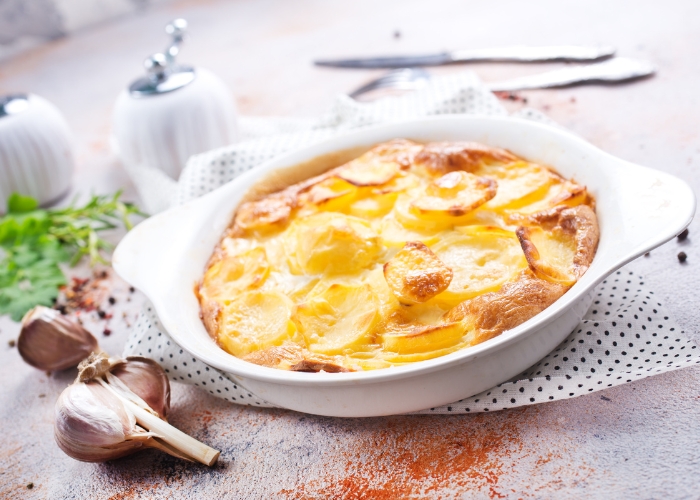 Como fazer batata gratinada