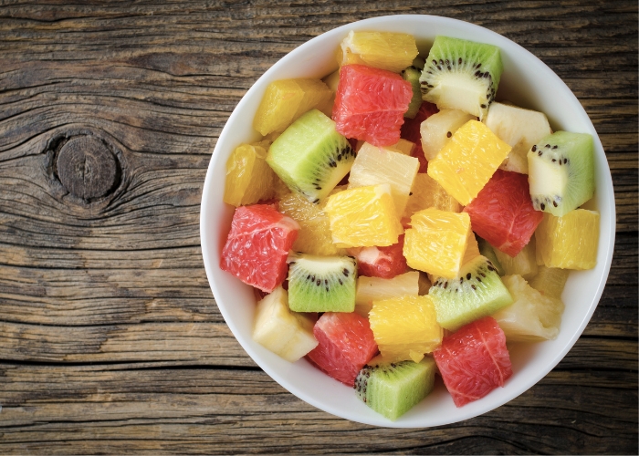 Pode colocar melancia na salada de frutas