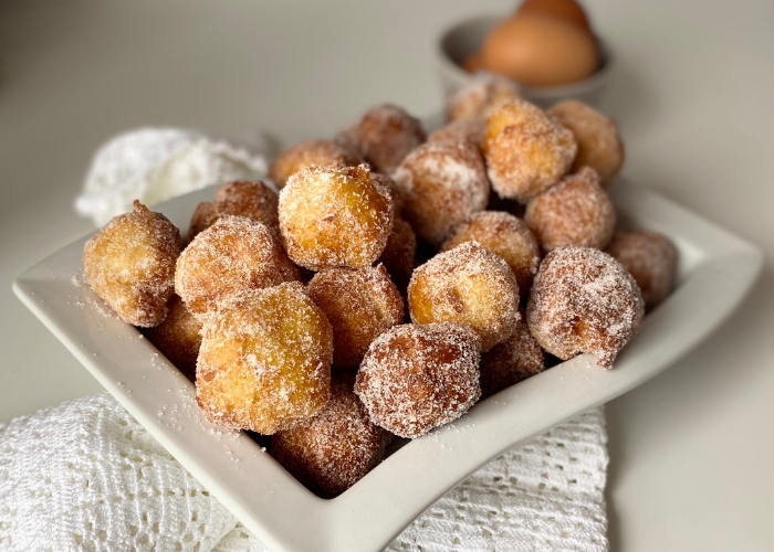 Qual o segredo para o bolinho de chuva ficar redondo