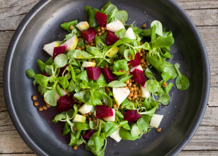 saladas para acompanhar fricassê