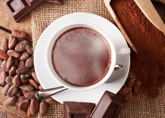 Chocolate quente para 50 pessoas